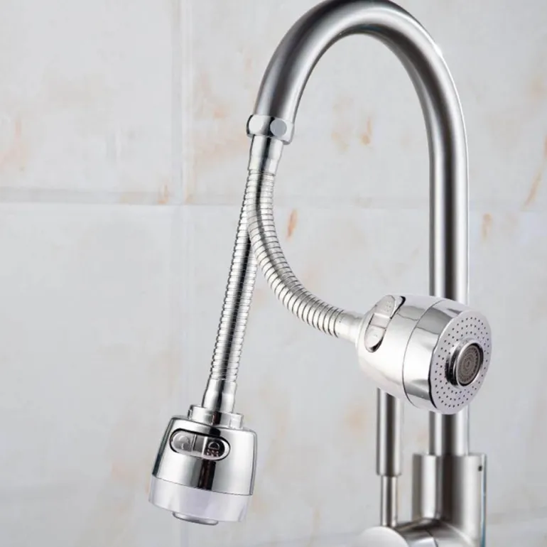 Drehbarer, wassersparender Wasserhahnkopf – 360 Grad schwenkbarer Wasserhahnaufsatz