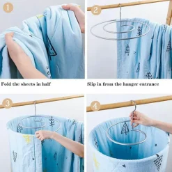 Drehbarer Wäscheständer – Platzsparender Wäsche-Organizer