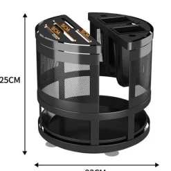 Drehbares Küchen-Organizer-Regal – platzsparende Aufbewahrungslösung