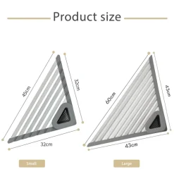 Dreieckiges Abtropfgestell für die Spüle – platzsparendes Küchenregal