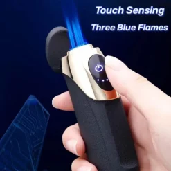 Dreiflammiges elektrisches Feuerzeug – wiederaufladbare Touch-Sensor-Technologie