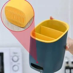 Dreischichtiger Besteck-Organizer - Küchenaufbewahrungsregal