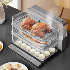 Dreischichtiger elektrischer Dampfgarer – Multi-Cook-Küchengerät