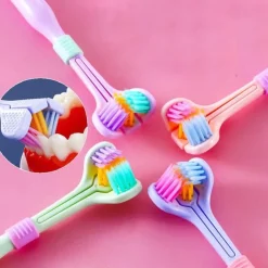 Dreiseitige weiche Zahnbürste – Ultra Care Mundhygiene-Tool