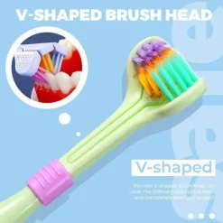 Dreiseitige weiche Zahnbürste – Ultra Care Mundhygiene-Tool