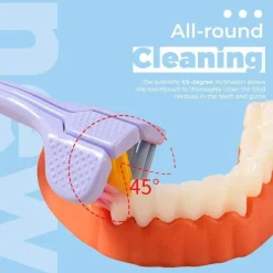 Dreiseitige weiche Zahnbürste – Ultra Care Mundhygiene-Tool