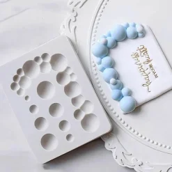 3D-Silikon-Blasen-Kuchenform für Kekse, Schokoladenkugeln