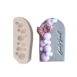 3D-Silikon-Blasen-Kuchenform für Kekse, Schokoladenkugeln