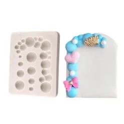 3D-Silikon-Blasen-Kuchenform für Kekse, Schokoladenkugeln