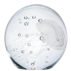 3D-Skulptur mit leuchtender Qualle – dekoratives Ozean-Kunst-Ornament