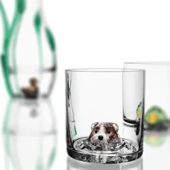 3D-Tier-Weinglas – Ultraklares, einzigartiges Stielglas