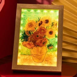 3D-Treibsand-Lichtmalerei – Künstlerische LED-Wanddekoration