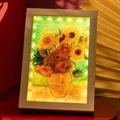 3D-Treibsand-Lichtmalerei – Künstlerische LED-Wanddekoration