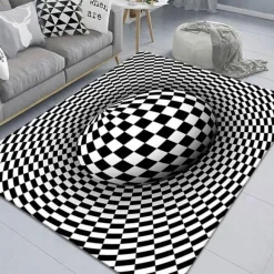 3D-visuelle Bodenmatte – Kreativer Heimdekor-Teppich