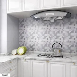 3D-Wandaufkleber aus Metallziegeln – selbstklebende Dekorplatten