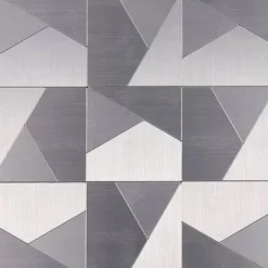 3D-Wandaufkleber aus Metallziegeln – selbstklebende Dekorplatten