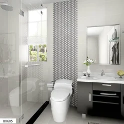 3D-Wandaufkleber aus Metallziegeln – selbstklebende Dekorplatten