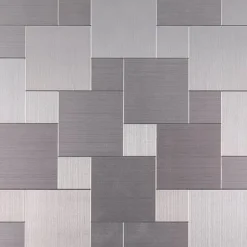 3D-Wandaufkleber aus Metallziegeln – selbstklebende Dekorplatten