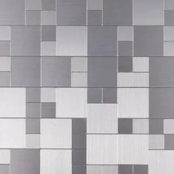 3D-Wandaufkleber aus Metallziegeln – selbstklebende Dekorplatten