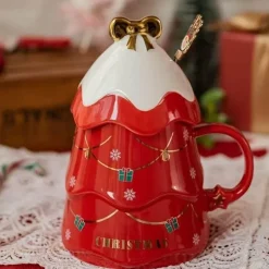 3D-Weihnachtsbaum-Tasse – Kreatives Weihnachts-Trinkgeschirr