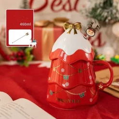 3D-Weihnachtsbaum-Tasse – Kreatives Weihnachts-Trinkgeschirr