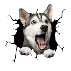 3D-Welpen-Auto-Kratzschutz-Aufkleber – süße Fahrzeugdekoration