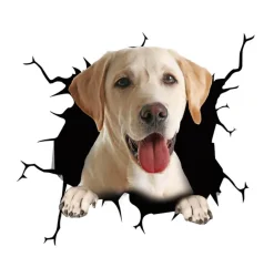 3D-Welpen-Auto-Kratzschutz-Aufkleber – süße Fahrzeugdekoration