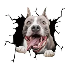 3D-Welpen-Auto-Kratzschutz-Aufkleber – süße Fahrzeugdekoration