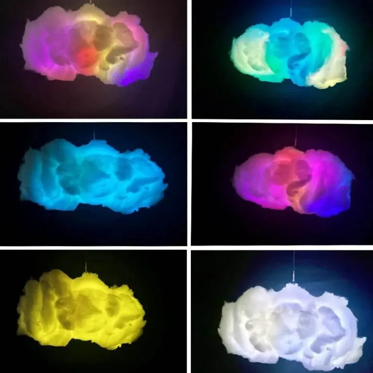 3D-Wolkenlampe – Intelligentes Leuchtlicht fürs Schlafzimmer