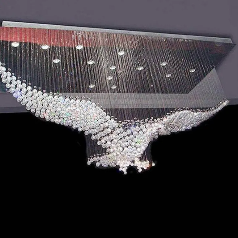 Eagle Chandelier - Luxury Bird-Inspired Lighting Fixture