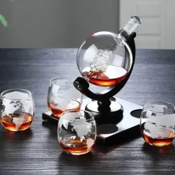 Earth Decanter Set – Einzigartige Whisky- und Rotweingläser