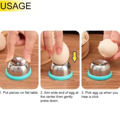 Easy Peel Eierstecher – Eierschälwerkzeug für mühelos gekochte Eier