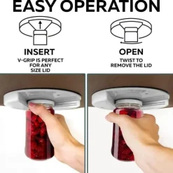 Easy Twist Dosenöffner - Schneller Deckelöffner für Gläser und Flaschen