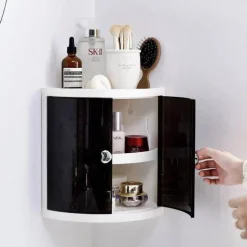Eckbadezimmer-Organizer – platzsparendes Aufbewahrungsregal