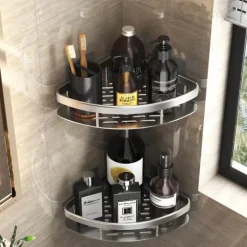 Eck-Duschregal – Organisierter Halter für Badezimmershampoo und Zubehör