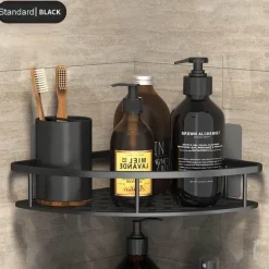 Eck-Duschregal – Organisierter Halter für Badezimmershampoo und Zubehör