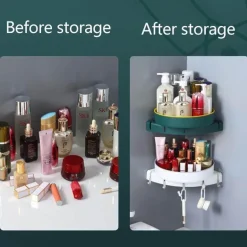 Eck-Küchen-Organizer – Dreieckiges Lagerregal zur Wandmontage