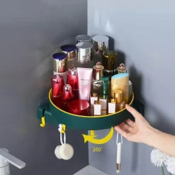 Eck-Küchen-Organizer – Dreieckiges Lagerregal zur Wandmontage