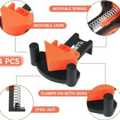 Eckreparaturklemmensatz - Holzbearbeitungswerkzeug für die Verbindungsmontage