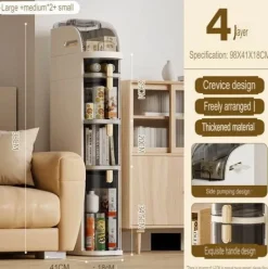 Eckschrank-Organizer-Rack – Mehrschichtige Aufbewahrungslösung