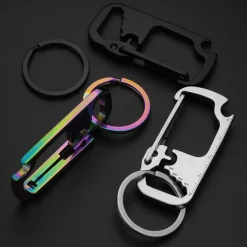 EDC Schlüsselanhänger-Multitool - Flaschenöffner aus Edelstahl