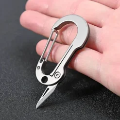 EDC-Schlüsselanhänger-Multifunktionsmesser aus Titanlegierung