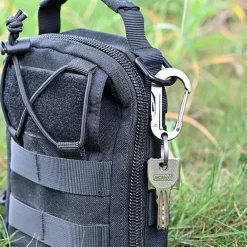 EDC-Schlüsselanhänger-Multifunktionsmesser aus Titanlegierung