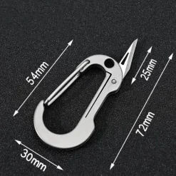 EDC-Schlüsselanhänger-Multifunktionsmesser aus Titanlegierung