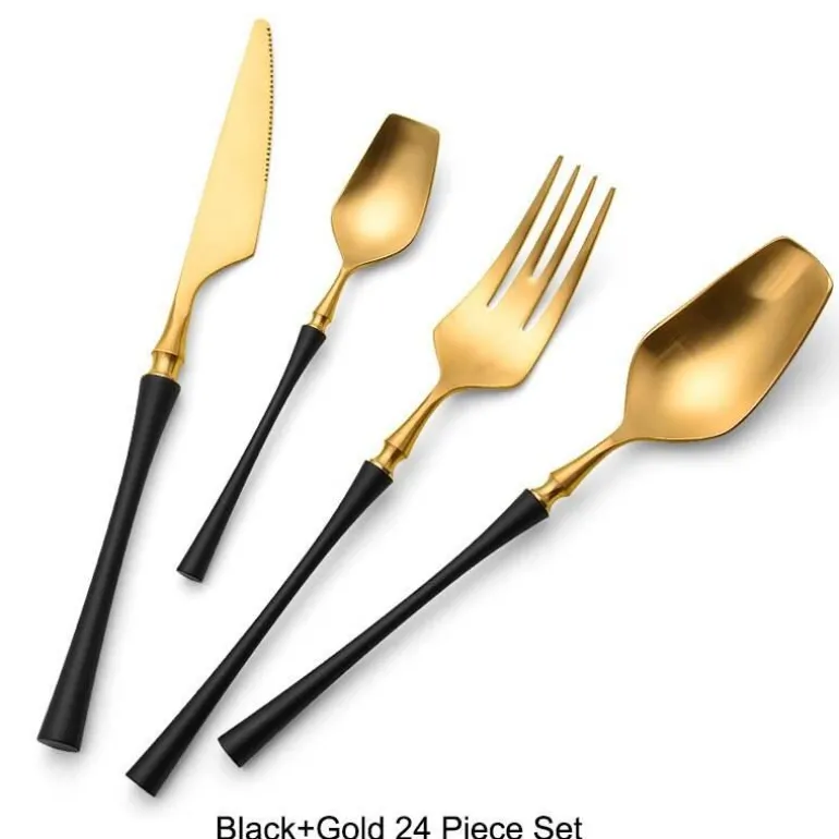Edelstahl-Besteckset – Modernes, elegantes Essbesteck