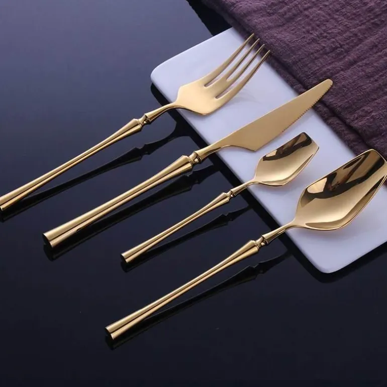 Edelstahl-Besteckset – Modernes, elegantes Essbesteck