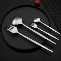 Edelstahl-Besteckset Modernes, elegantes Besteck für das Essen