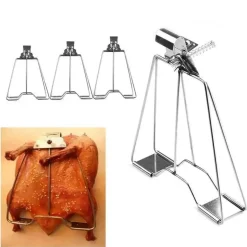 Edelstahl-Grillspieße – Grillklammern für Fisch und Geflügel