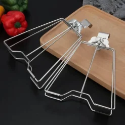 Edelstahl-Grillspieße – Grillklammern für Fisch und Geflügel