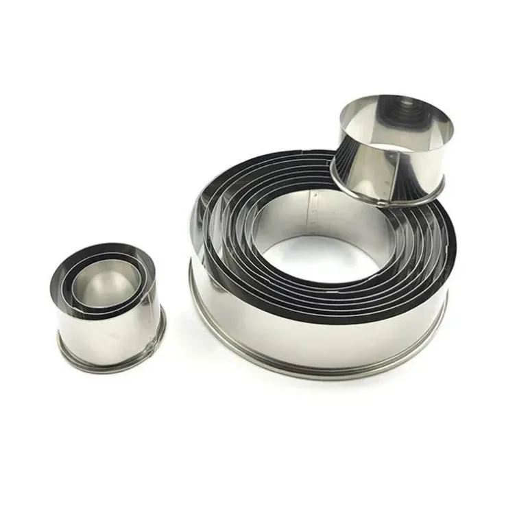 Edelstahl-Kuchenformen-Set – 12-teiliges Backwerkzeug für perfekte Kuchen